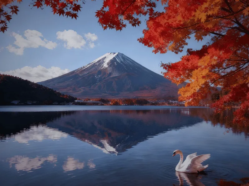 【東京・富士山・3 日】山中湖快艇 ✕ 7C 酒莊 2 晚｜湖心倒影