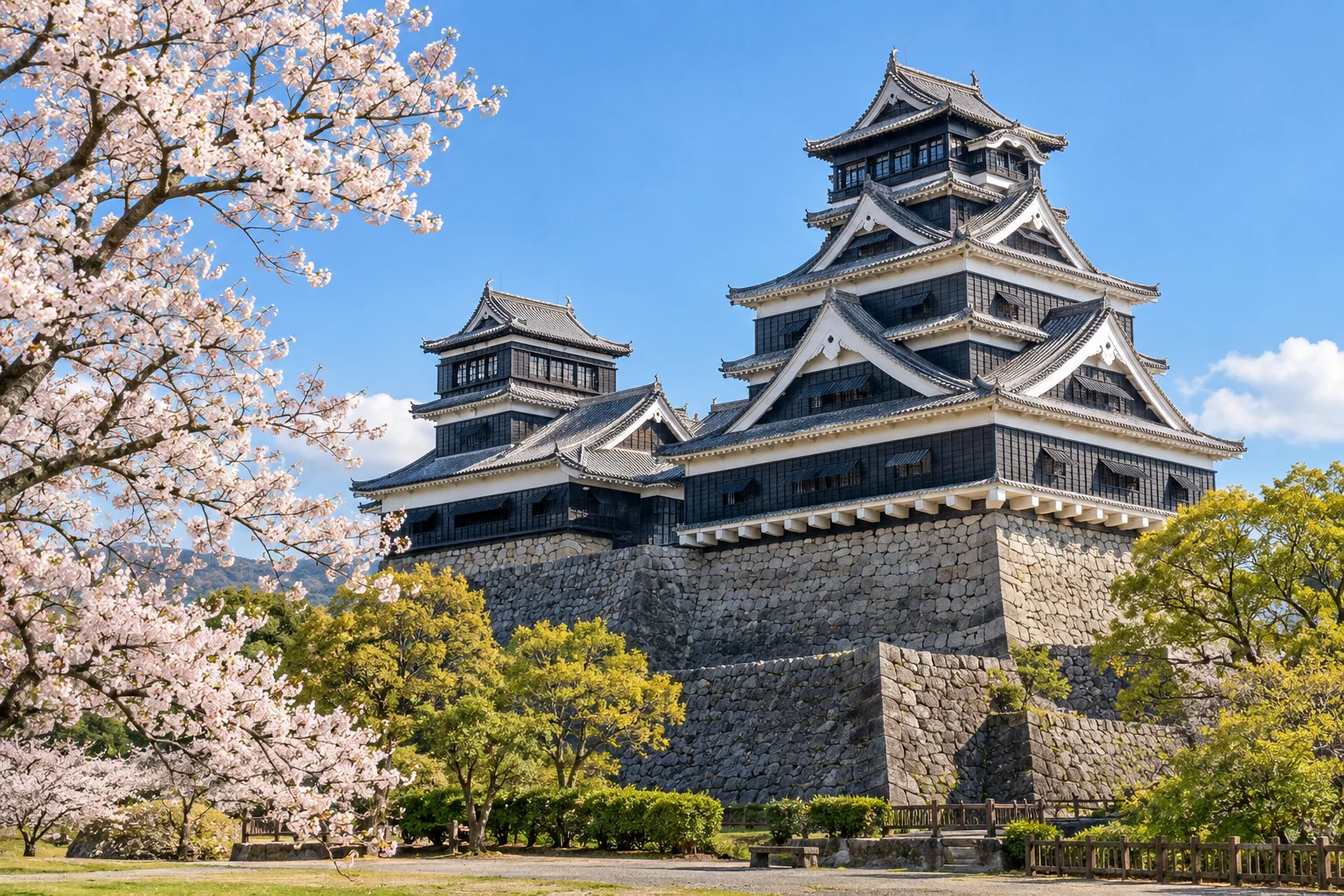 熊本城與城郭石垣