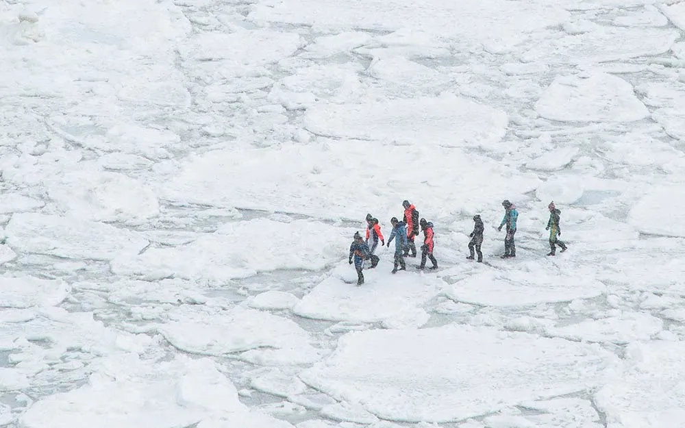 野付半島冰平線漫步